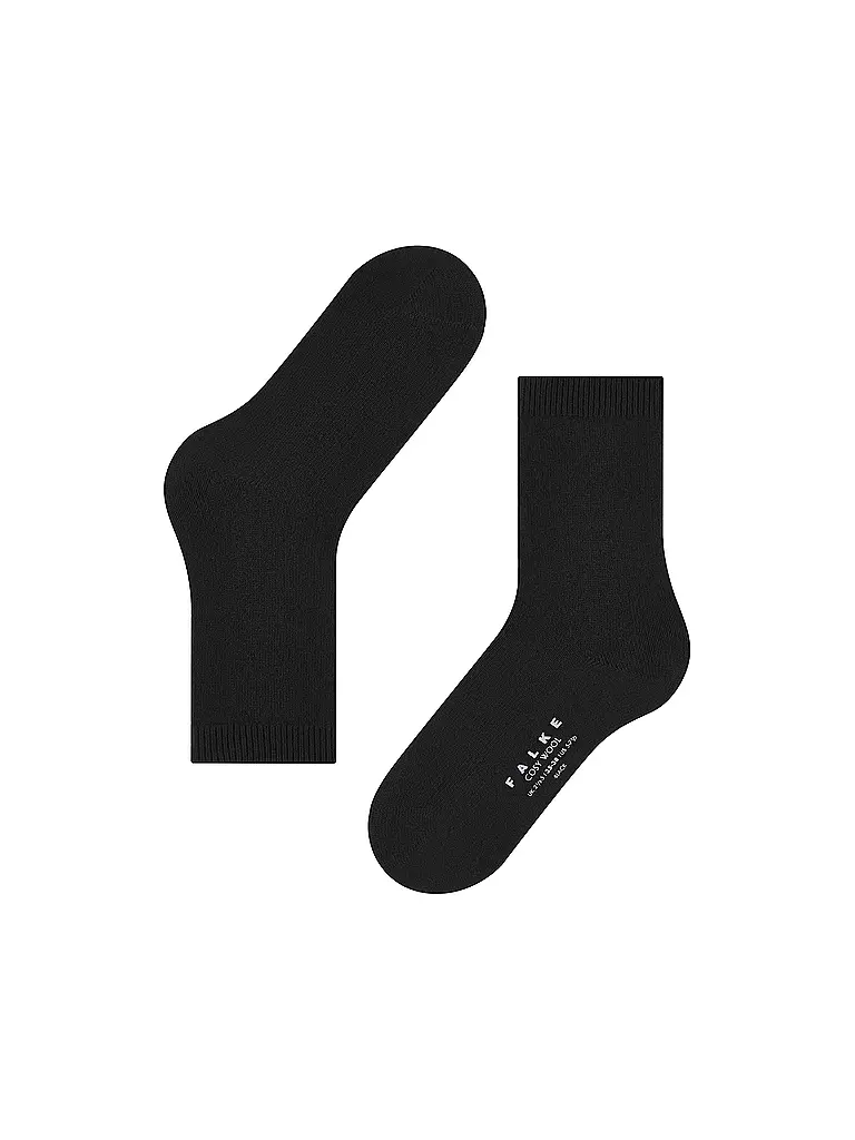 FALKE Socken COSY WOOL black schwarz
