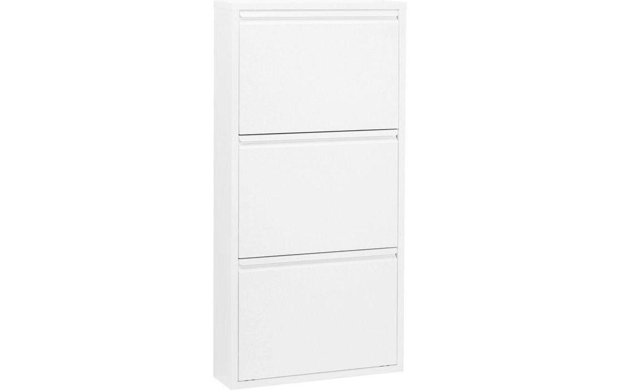 Schuhschrank Caruso 100 x 50 cm, Weiss<br>Schuhmöbel