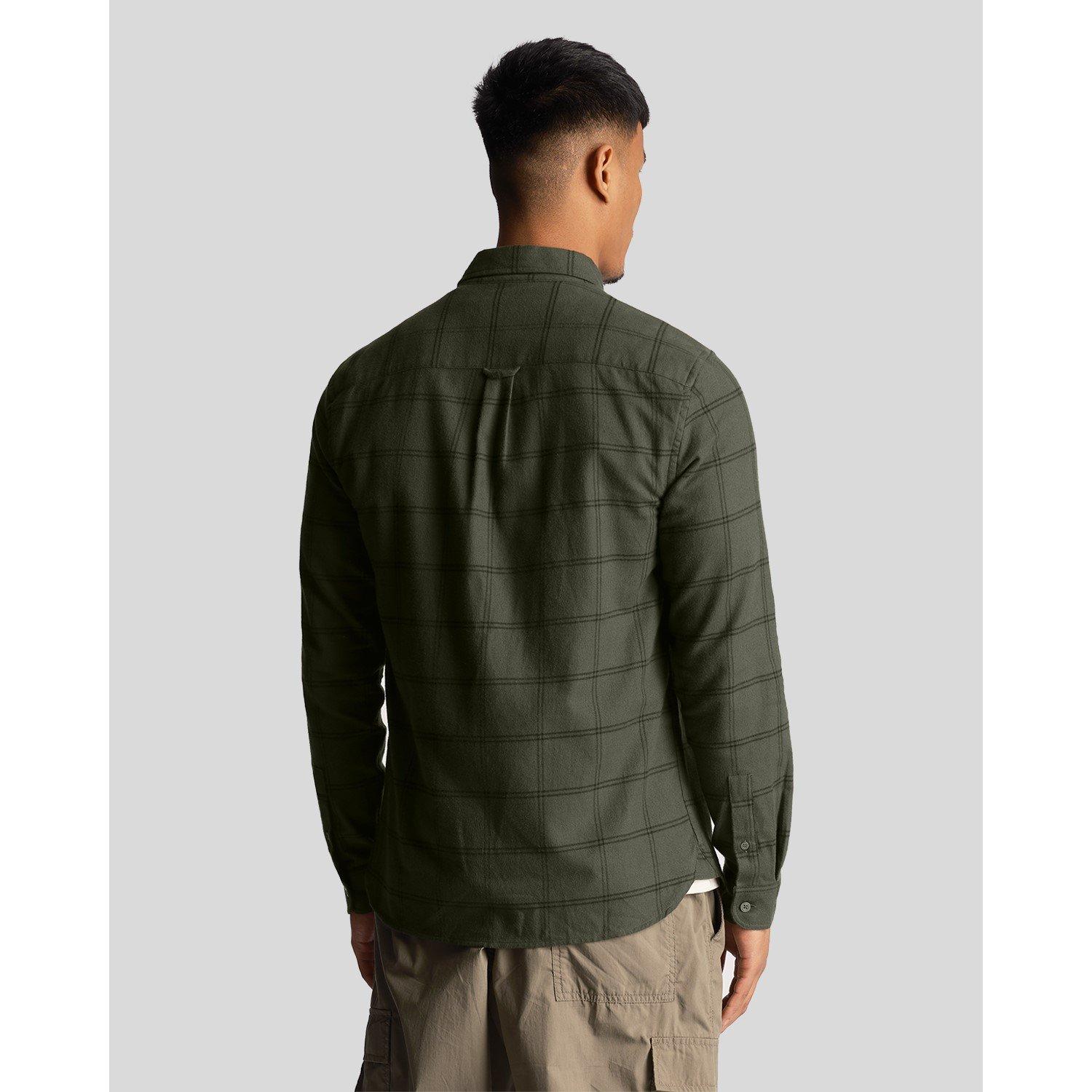 Lyle and Scott Windowpane Shrt Sn99