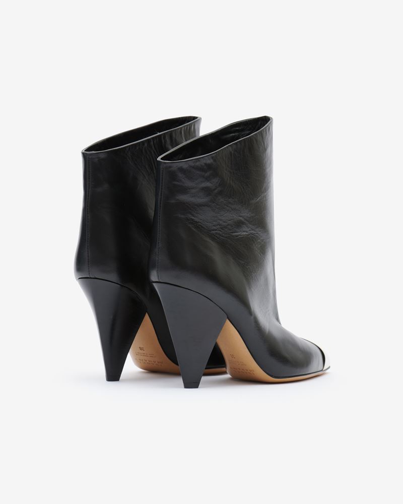 BOTTINES EN CUIR LAPIO