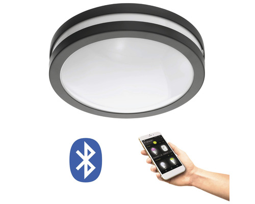 LED buitenwandlamp 14W 1400 lm 3000 KH 26 cm antraciet/wit