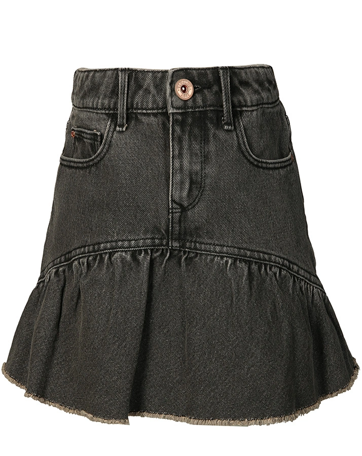 Jeans-Rock DAGMAR in grey vintage