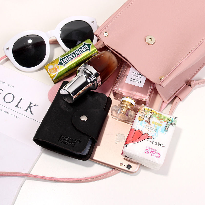 Happo - Crossbody van kunstleer met hoepelaccent
