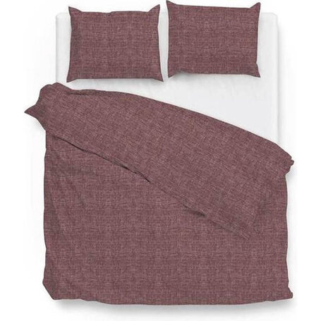 Dekbedovertrek Lino - Wine Red