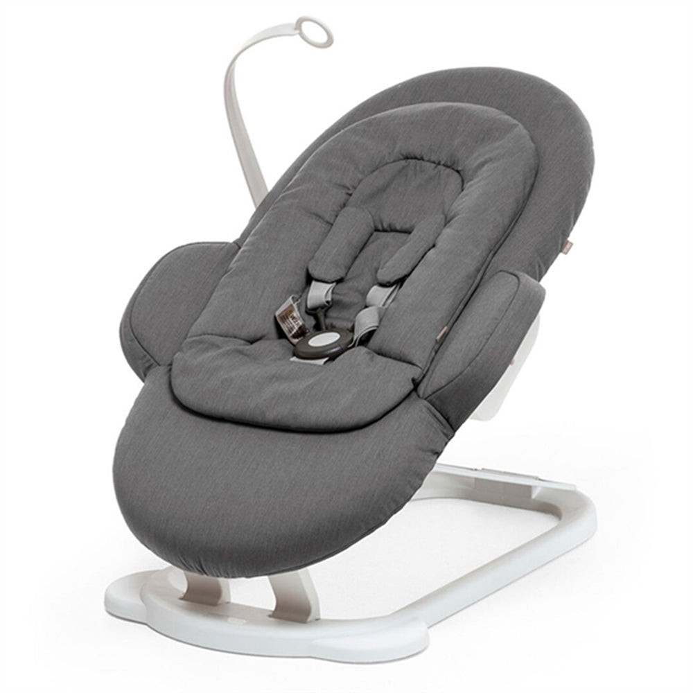 Steps™ Bouncer White Deep Grey - Stokke® | Luksusbaby
