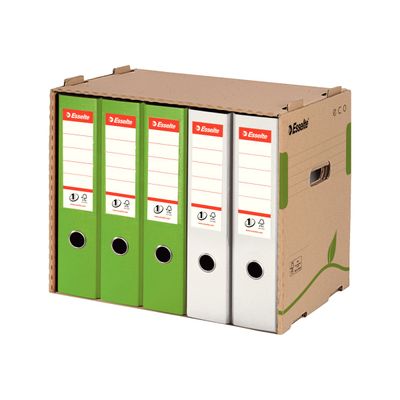 Esselte Eco - Conteneur pour 5 classeurs à levier - marron 100% recyclé