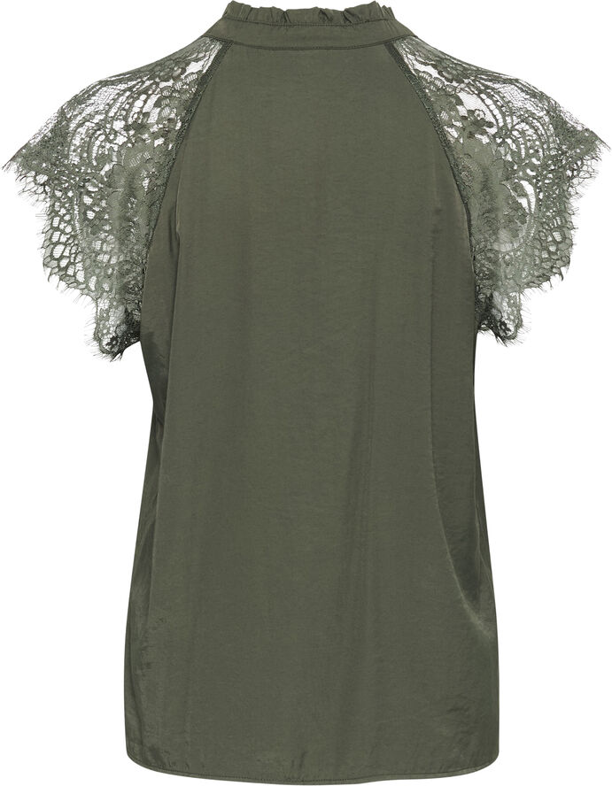 Cream CRNola Lace Blouse Deep depths