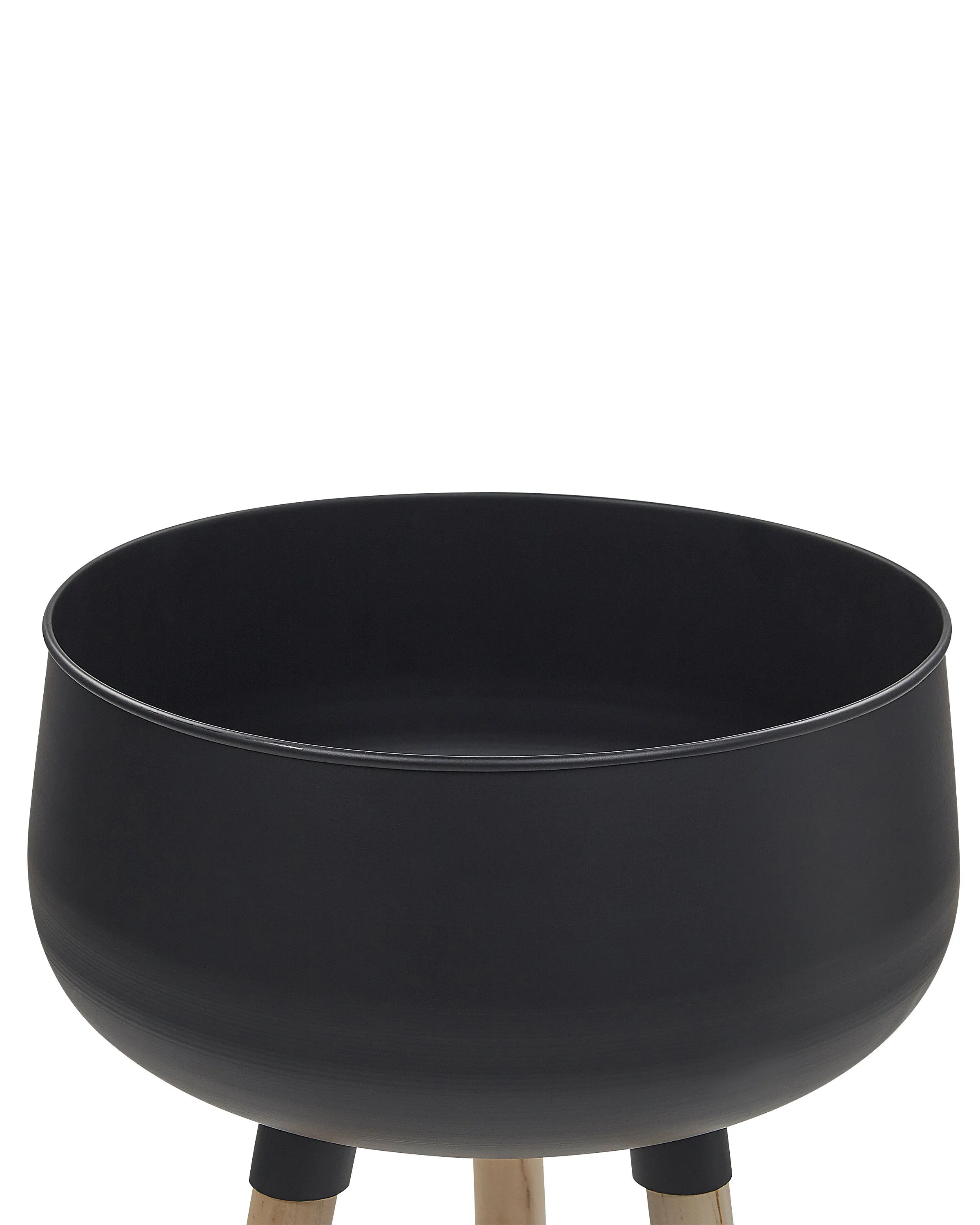 Verhoogde bloempot AGROS Metaal 30 cm Zwart