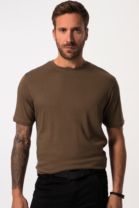 T-Shirt, Halbarm, Rundhals, bis 8 XL