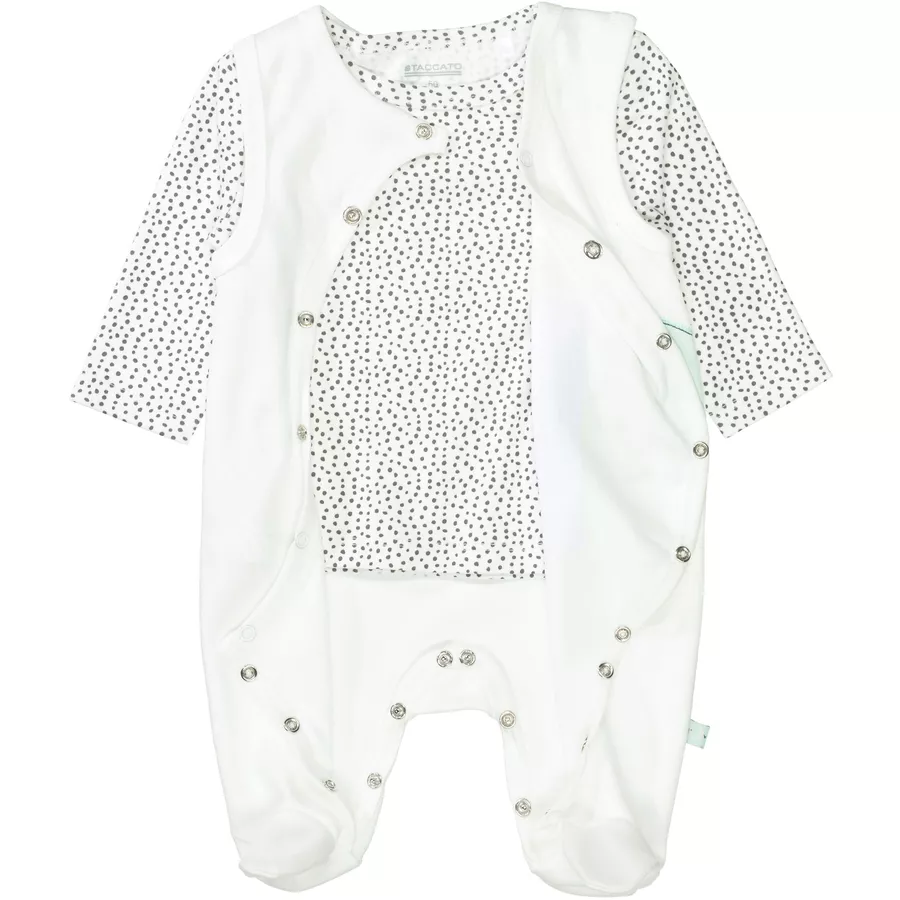 STACCATO Strampler+Shirt offwhite