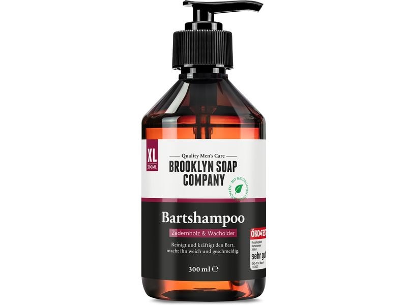Brooklyn Soap Company Bartshampoo 300 ml Reinigung und Pflege für Ihren Bart