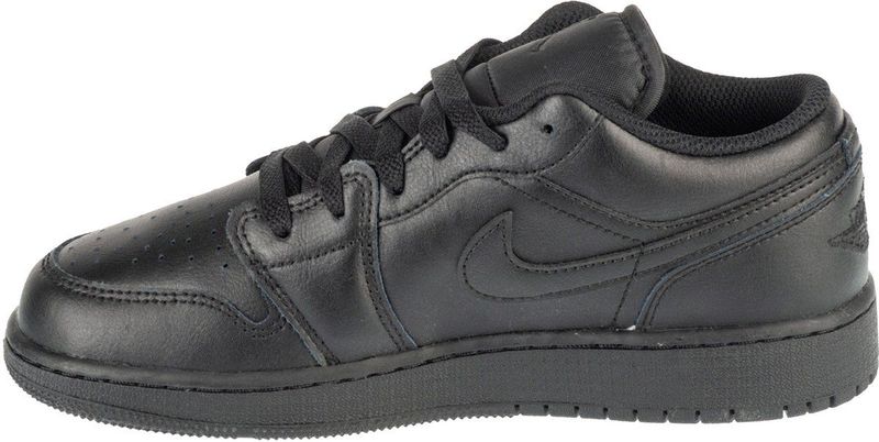 Air Jordan 1 Low GS, voor een jongen, Zwart, Sneakers
