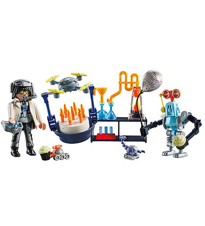 Playmobil My Life - Wissenschaftler mit Robotern - 71450 - 67 Te