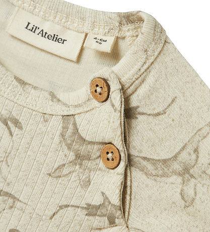 Lil' Atelier Body L/æ - Rib - Nbmgio - Turteltaube