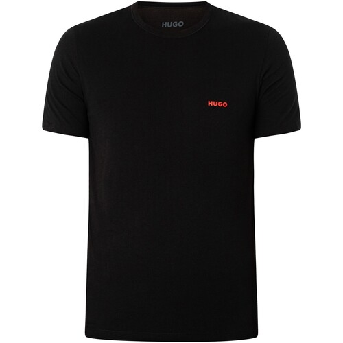 BOSS - Pack De 3 Camisetas Lounge Crew Negro