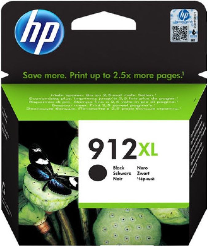 HP 912 XL Inktcartridge - Zwart