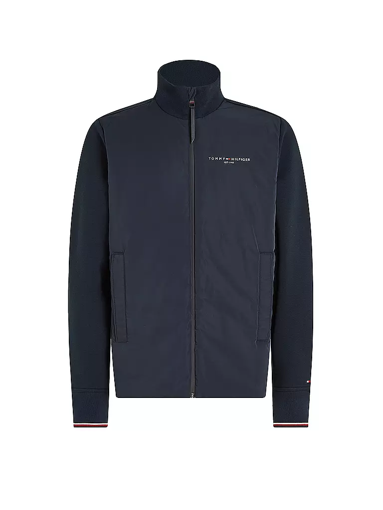 TOMMY HILFIGER Sweatjacke blau