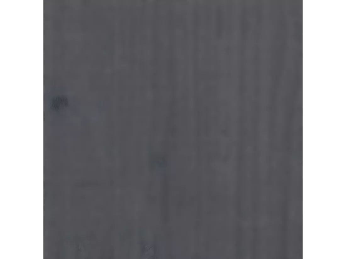 Bibliothèque à 2 niveaux Gris 80x30x70 cm Bois de pin massif