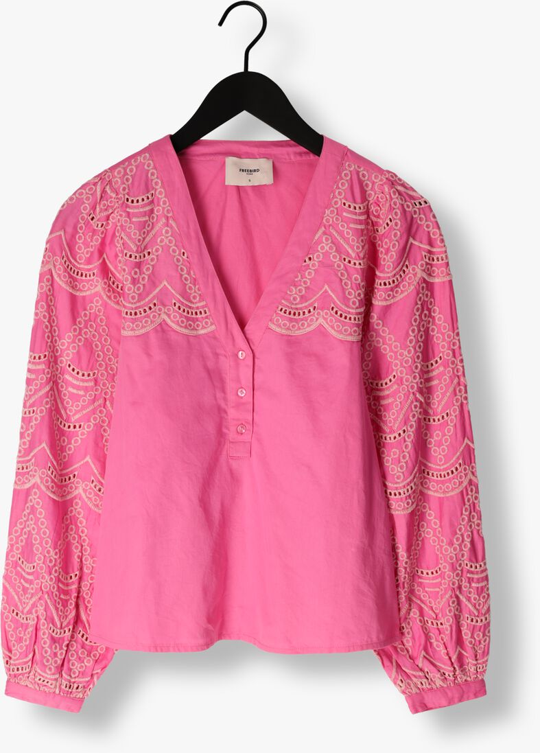 FREEBIRD roze freebird blouse bauke
