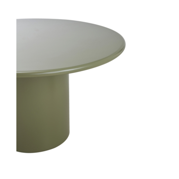 Eettafel Theo-Bert Pot groen hout ø 130 cm