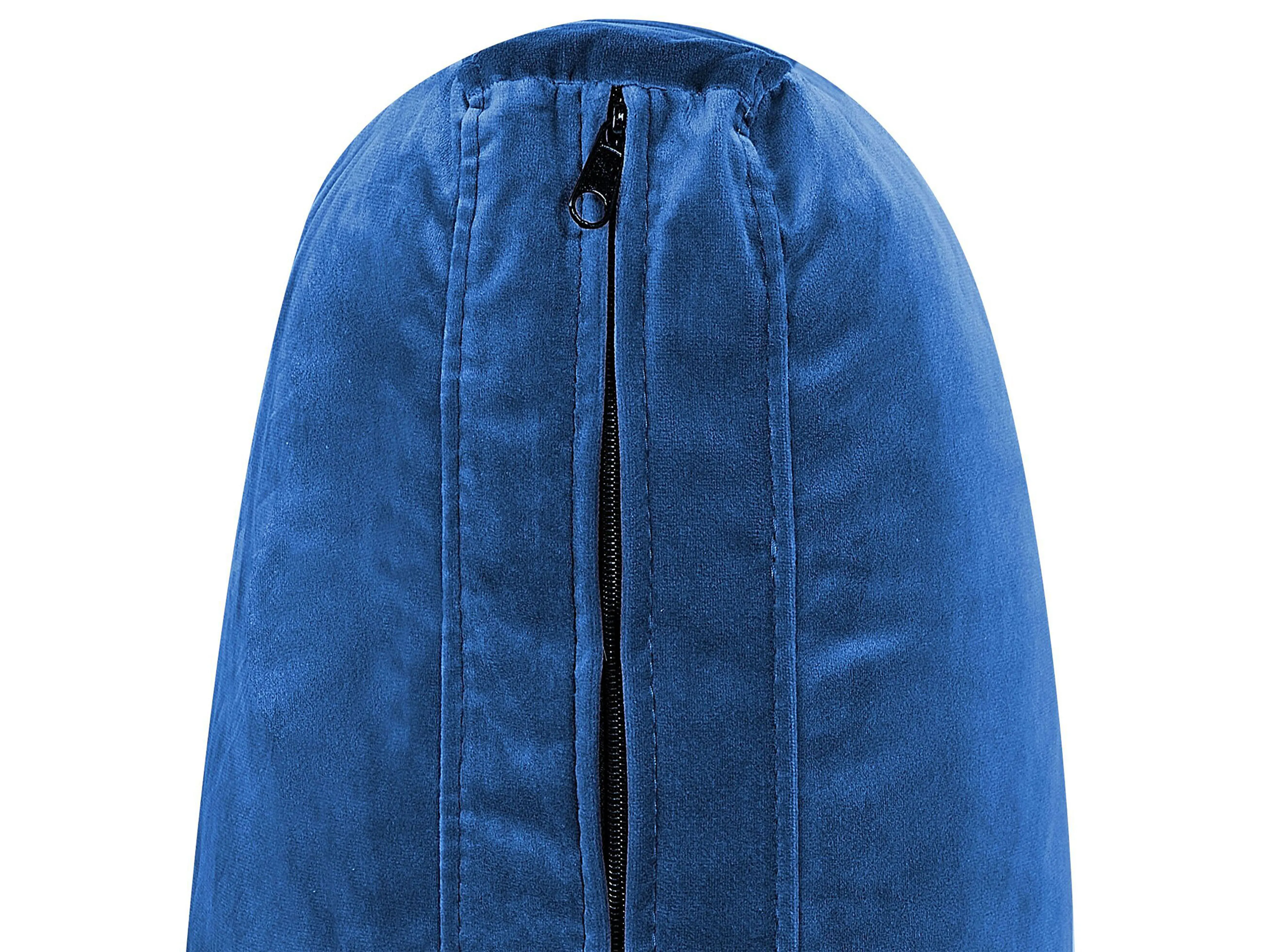 Hoekmodule EVJA Fluweel Marineblauw