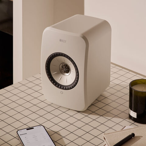 KEF LSX II LT – supercompacte draadloze hifi-luidspreker Wit
