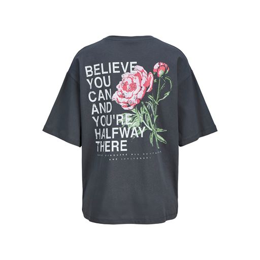 JJXX Sandra Loose T-shirt, Asphalt, XL