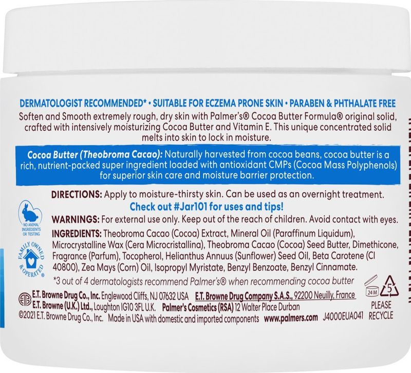 Palmers Cocoa Butter Formula Cream Jar