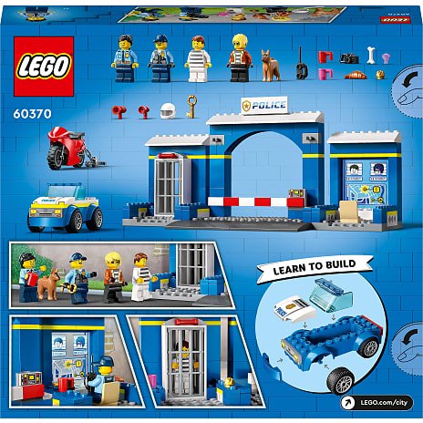 LEGO City 60370 skurkejagt ved politistationen