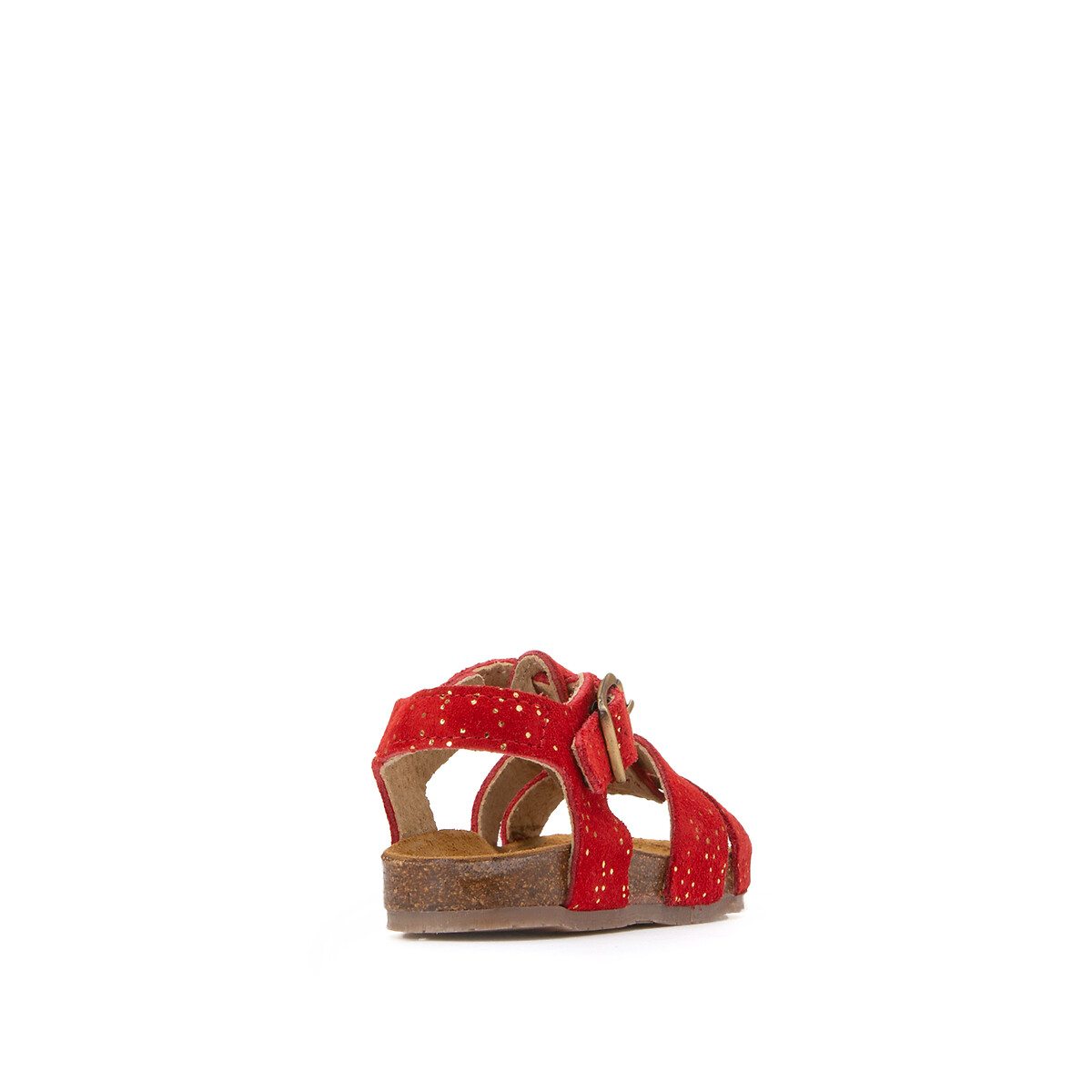 COLEÇÃO LA REDOUTE<br>Sandálias de couro, efeito de cor