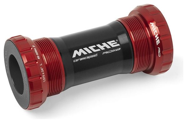 Boitier de Pédalier Miche Evo Max RD ITA CeramicSpeed Rouge / Noir