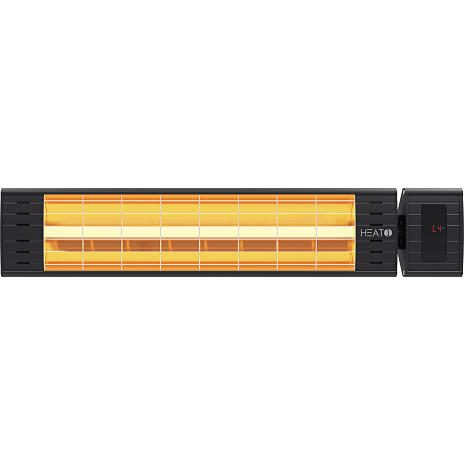 Heat1 terrassevarmer vægmodel 2300w med remote