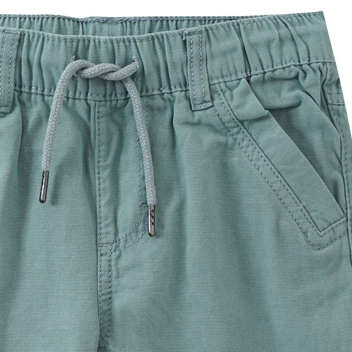 Jungen Shorts mit Tunnelzug salbei