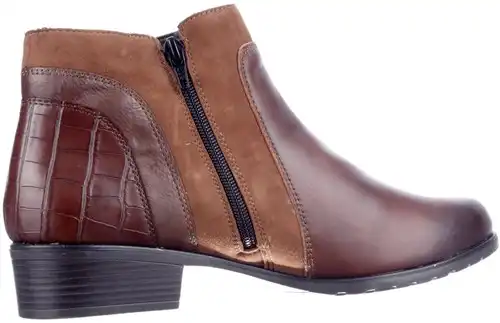 Remonte bruin D6893-22 - maat 38 enkellaars bruin - maat 38 Calandschoen
