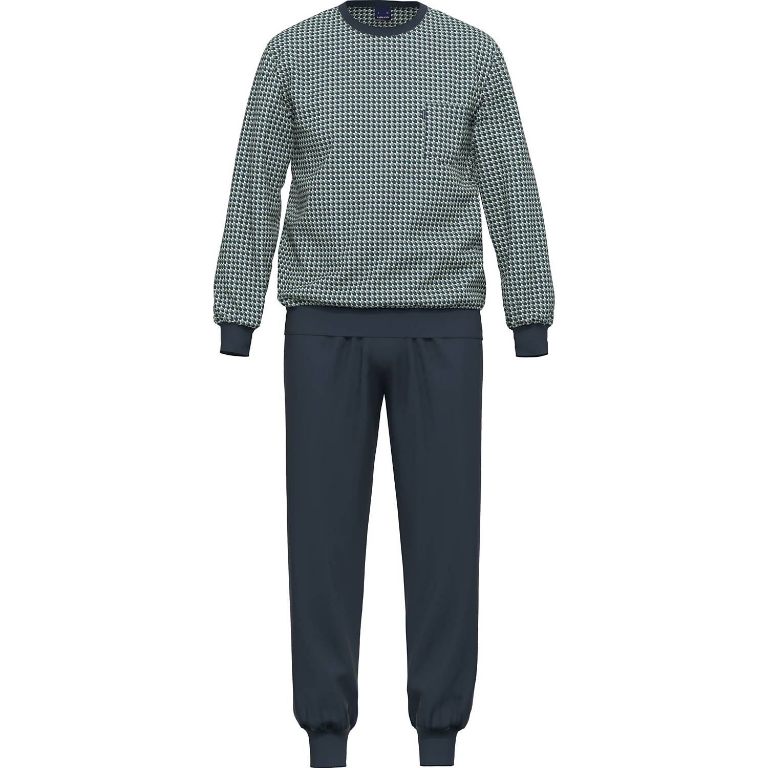 Ammann Bio Single-Jersey Herren-Schlafanzug