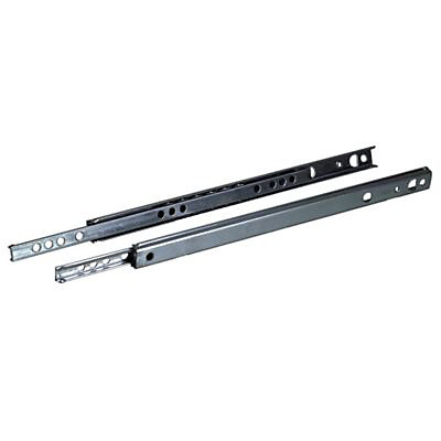 Coulisse billes fixation latérale Diall acier zingué L.347 mm