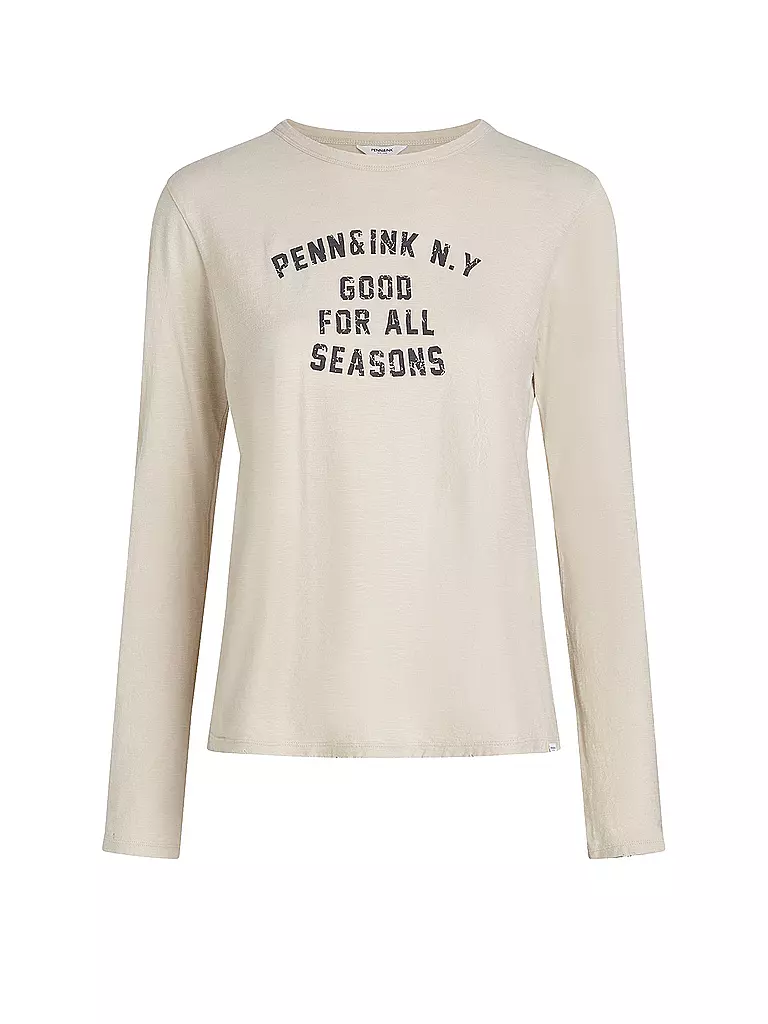 PENN&INK Langarmshirt beige