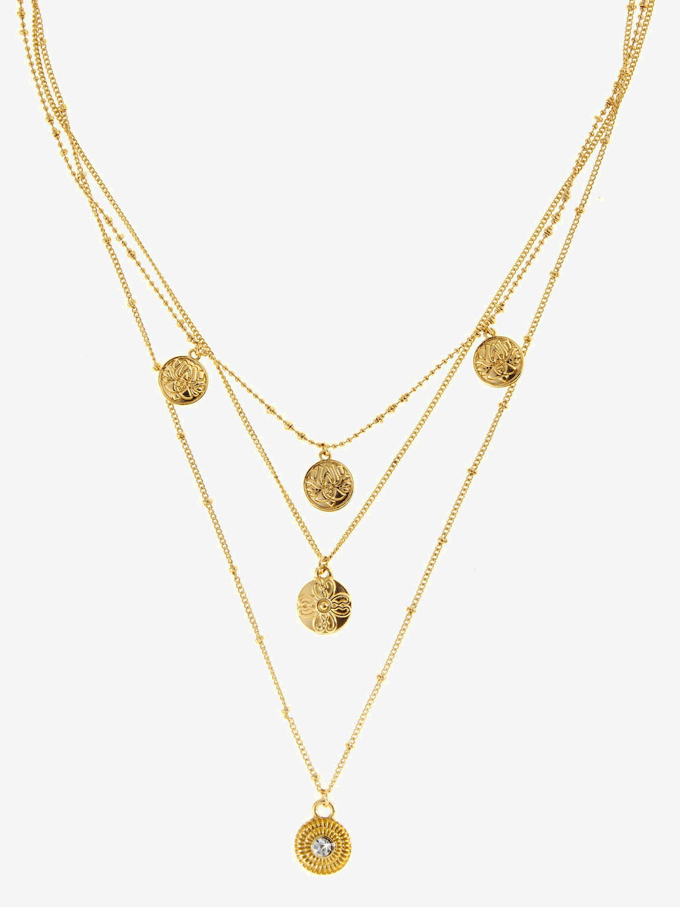 Ensemble de colliers toutes les chaînes peuvent se porter individuellement