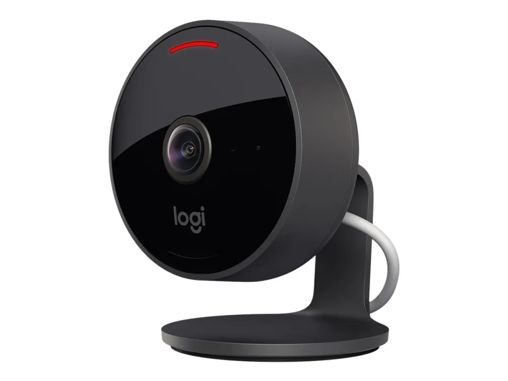 Logitech® | Circle View - Netværksovervågningskamera - udendørs, indendørs - vejrbestandig - farve (Dag/nat) - 1920 x 1080 - 1080p - audio - trådløs - WiFi