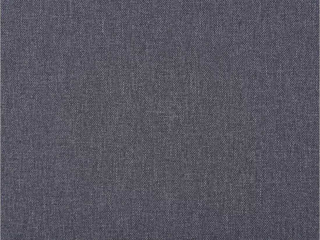 Canapé d'angle droit panoramique convertible en simili et tissu noir et gris anthracite DAKOTA II