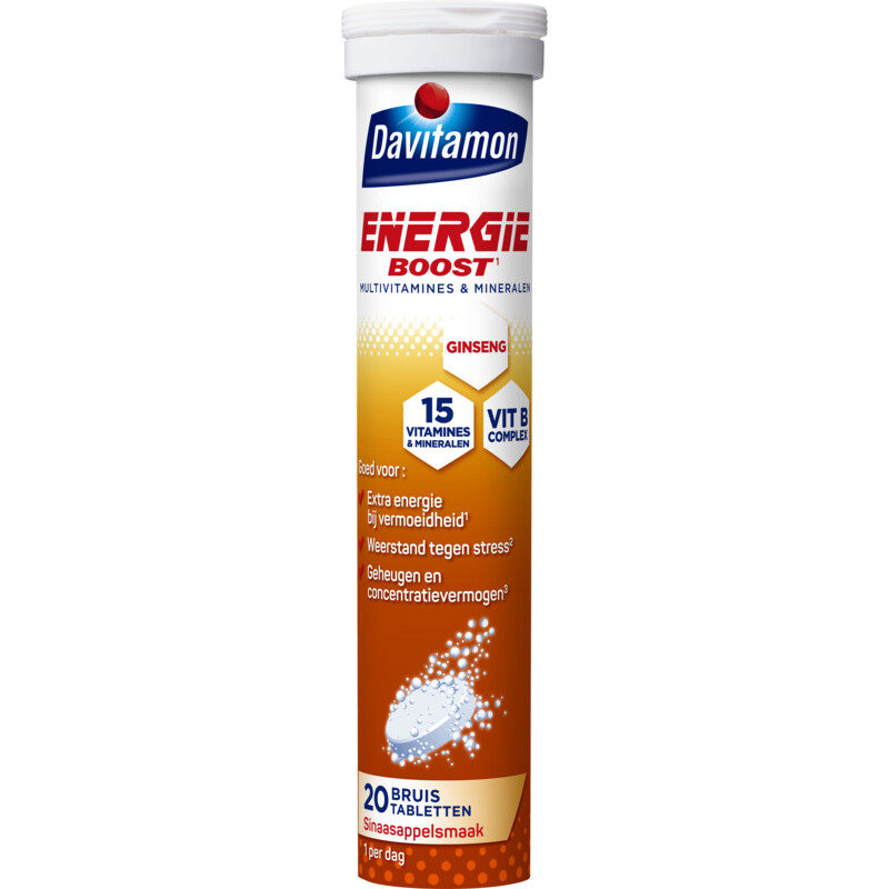 Davitamon Energie boost ginseng bruistabletten