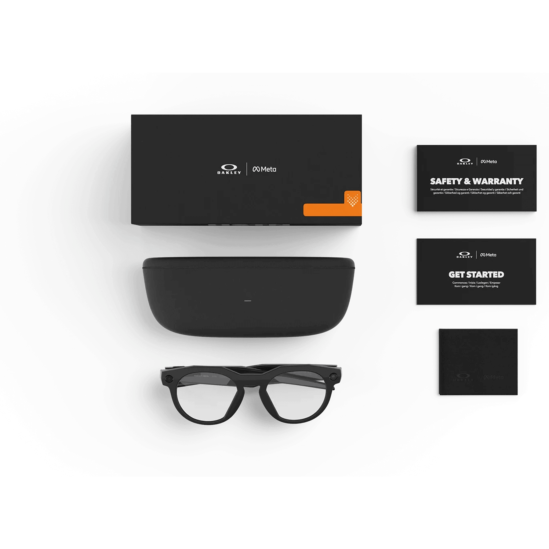 Oakley Meta HSTN Clear Bril met Camera