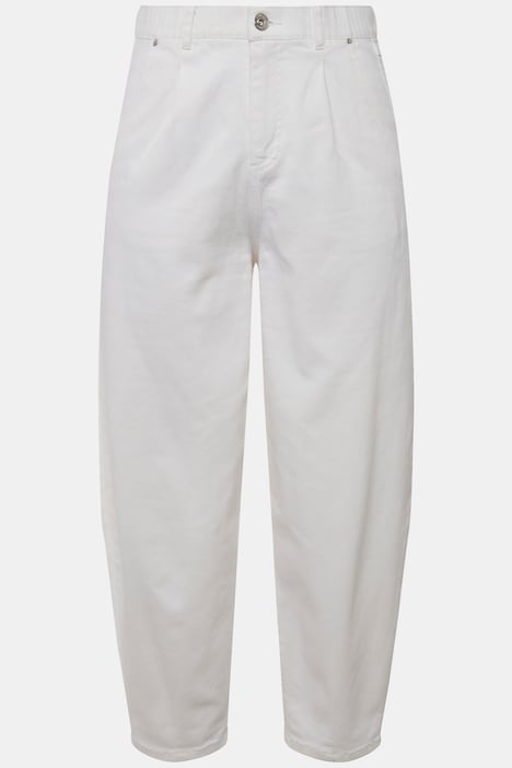 Ballon-Jeans, Wide Fit, Stretchdenim, 5-Pocket, Elastikbund