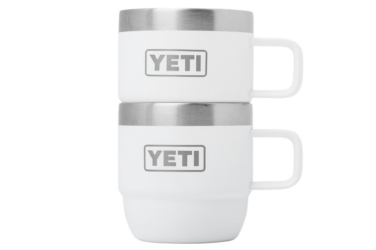 Yeti Rambler Stackable Mugs 6oz, White, stapelbare thermosmokken, 177 ml