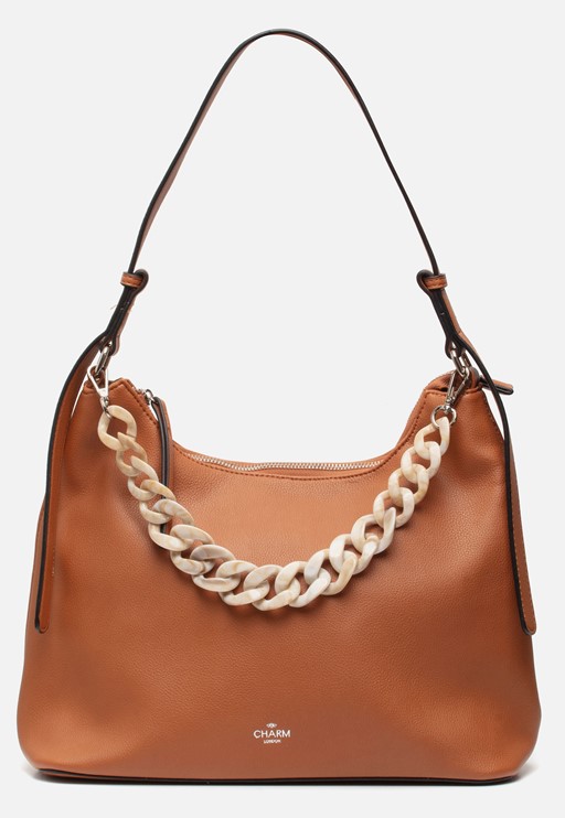 Charm Schoudertas cognac Synthetisch 472243