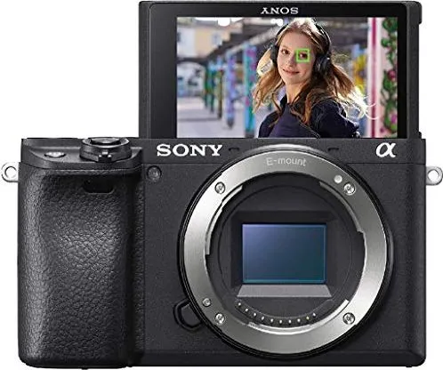 Sony a6400 ILCE-6400 - Digitalkamera - spejlløst - 24.2 MP - APS-C - 4K / 30 fps - kun kamerahus - Wi-Fi, NFC, Bluetooth - sort