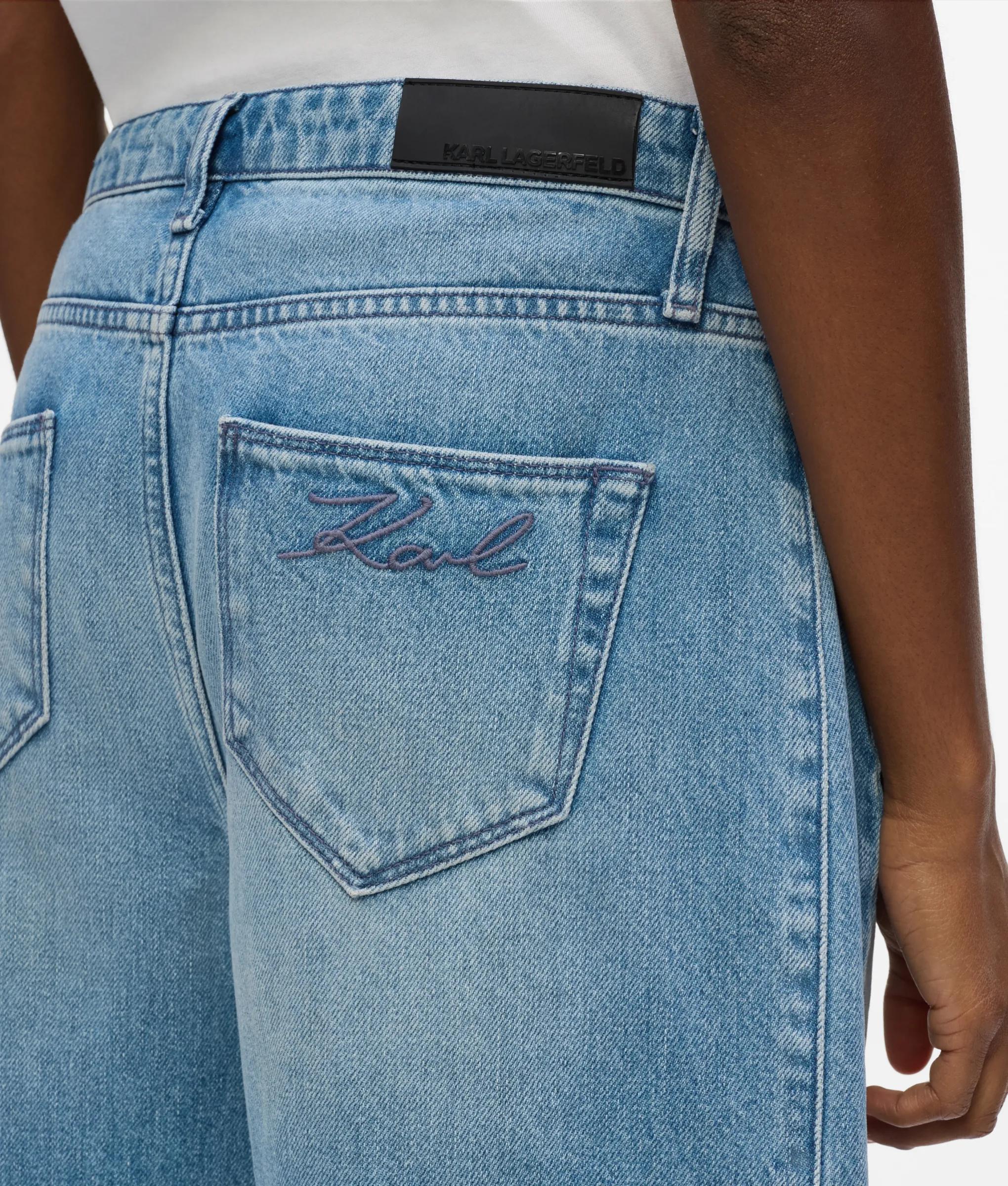 Middelhoge relaxte jeans