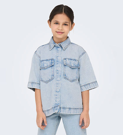 Kids Only Jeansjacke - KogSophie - Light Blue Denim