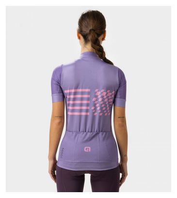 Maillot Manches Courtes Femme Alé Play Violet