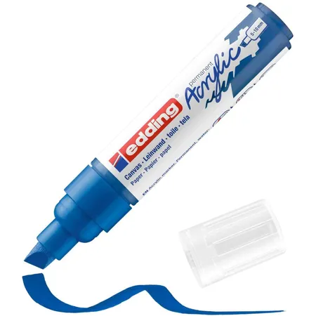 edding 5000 Acrylmarker breit - blau